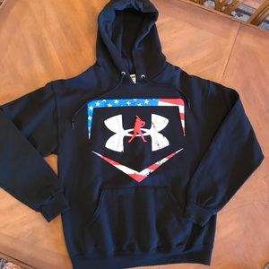 American Flag Baseball hoodie